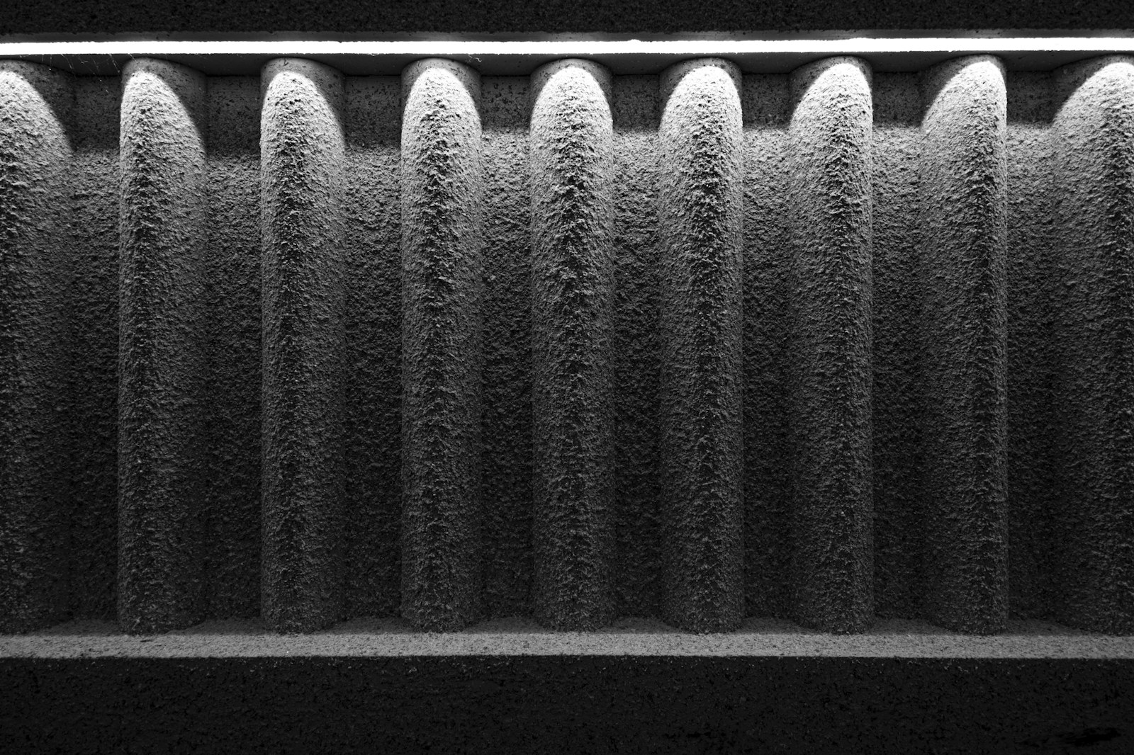 Close-up of a used pleated HVAC air filter