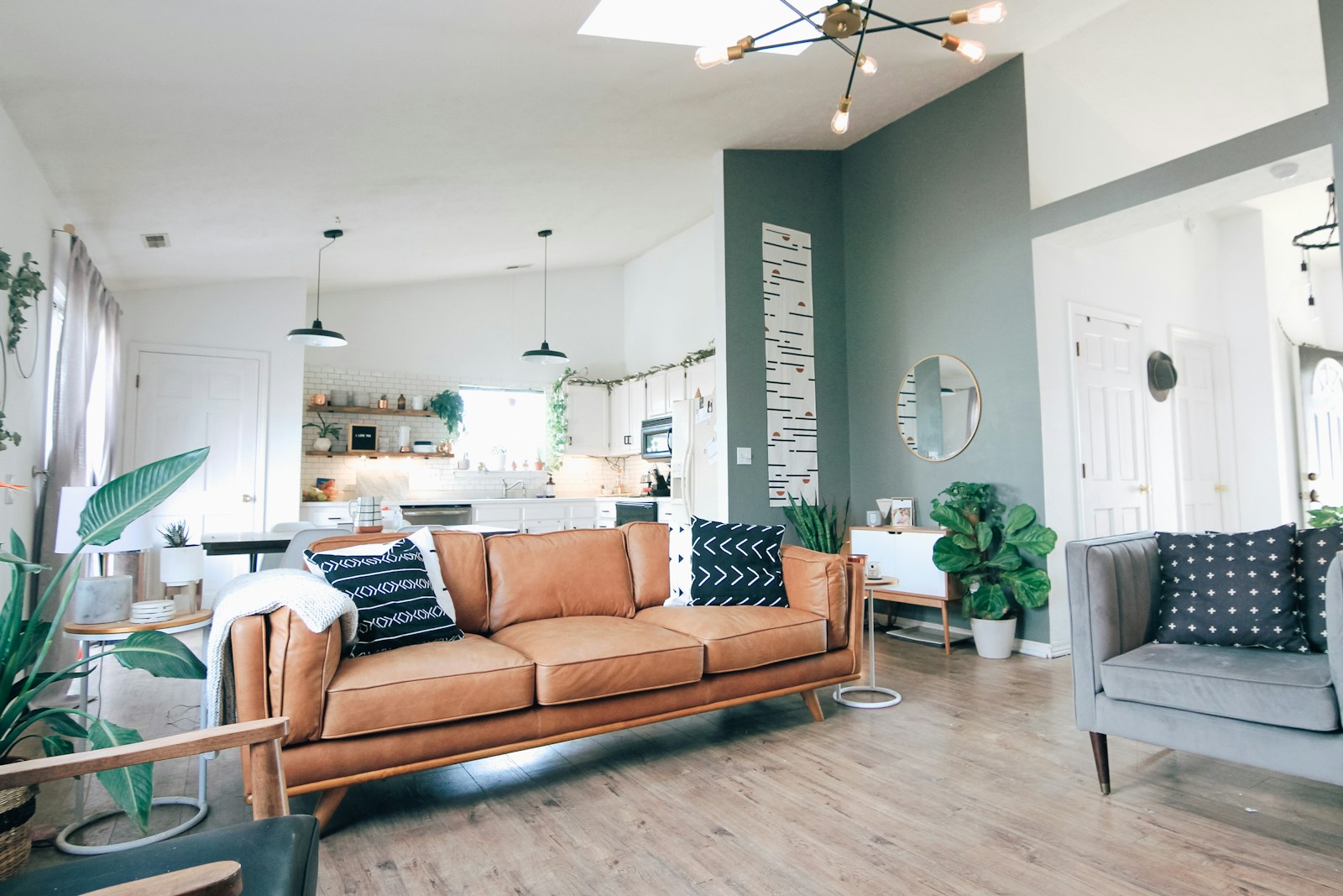 Comfortable living room where temperature balance matters