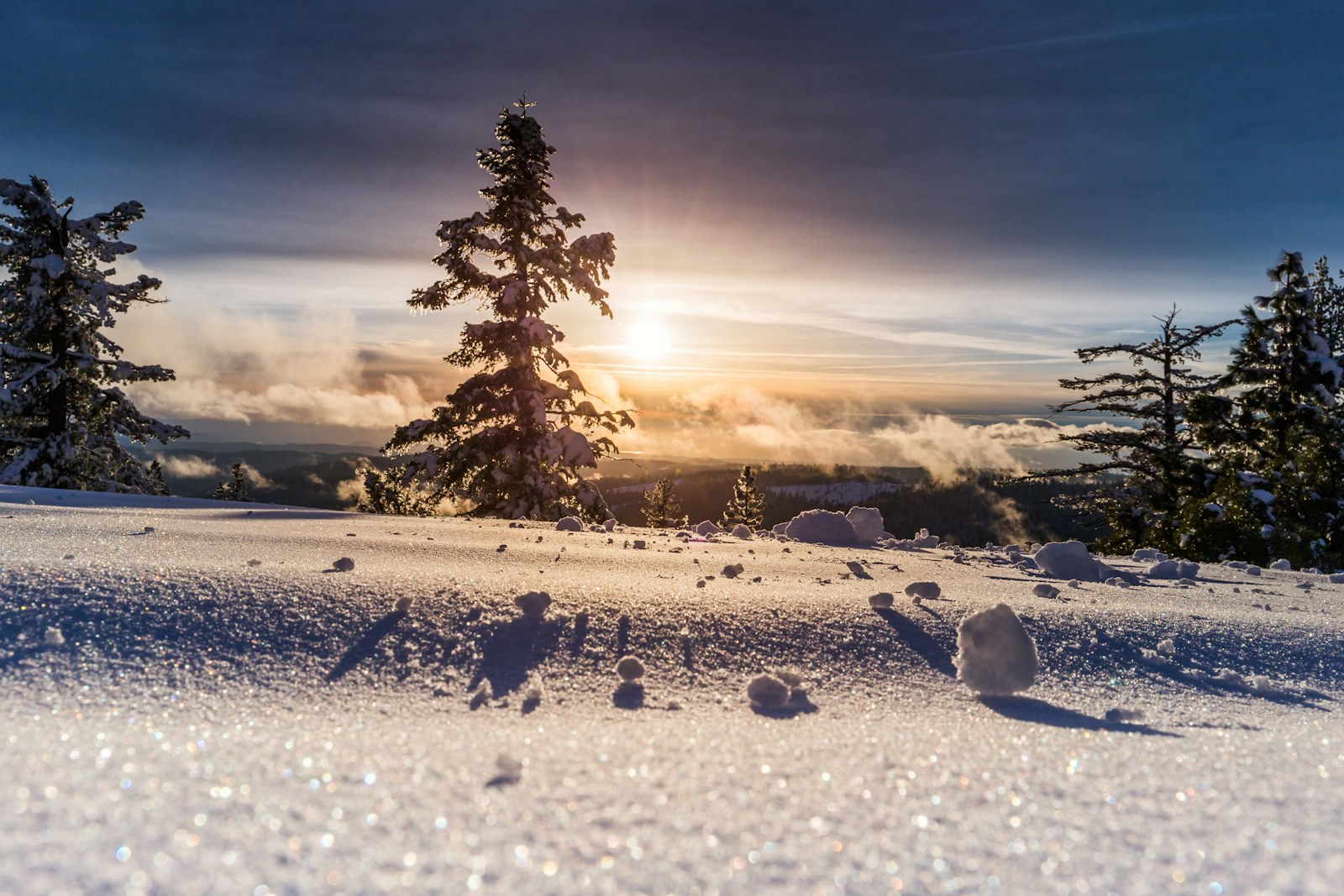Warm Utah home during cold winter weather